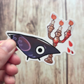 Crime Crow "Blunt Force" 3" Vinyl Sticker