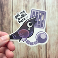 Crime Crow "Get Me Outta Here" 3" Vinyl Sticker