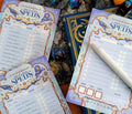D&D Prepared Spells Memo Pad
