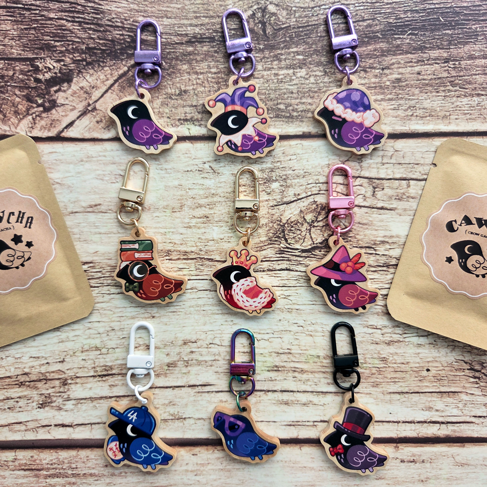 CAW-cha (Crow Gacha) Blind Bags