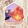 D&D Crow Sorcerer 3" Vinyl Sticker