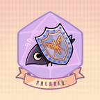 D&D Crow Paladin 3" Vinyl Sticker