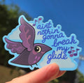 Crow "Nothin' Gonna Break my Glide" 3"Vinyl Sticker