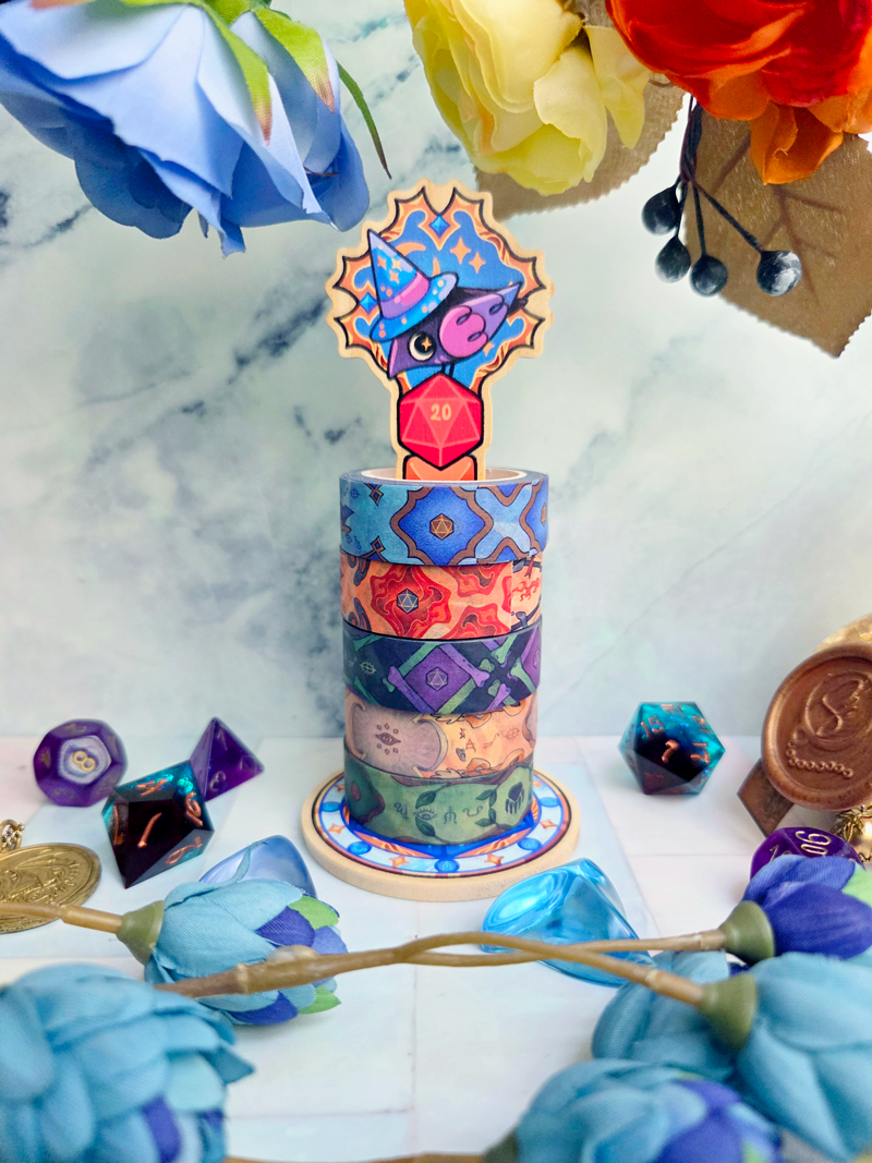 Dice Hoard Washi Standee