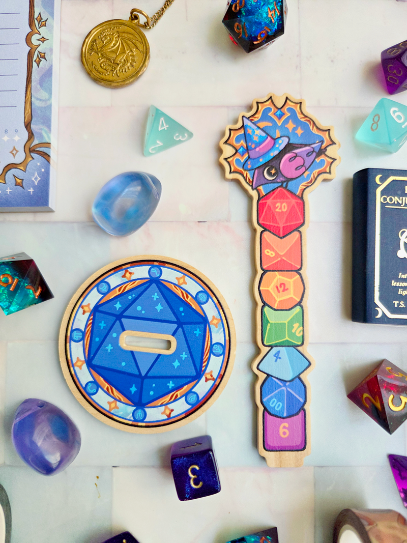 Dice Hoard Washi Standee