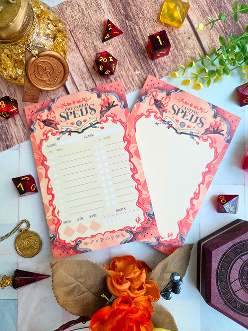 Casting Spells Memo Pad (Evocation)