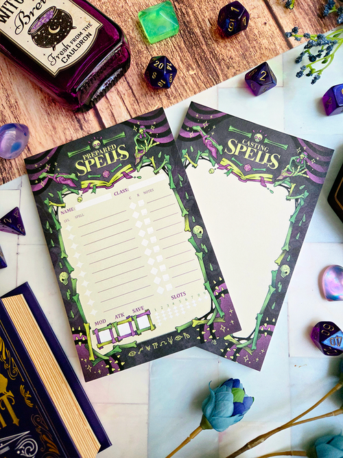 Casting Spells Memo Pad (Necromancy)
