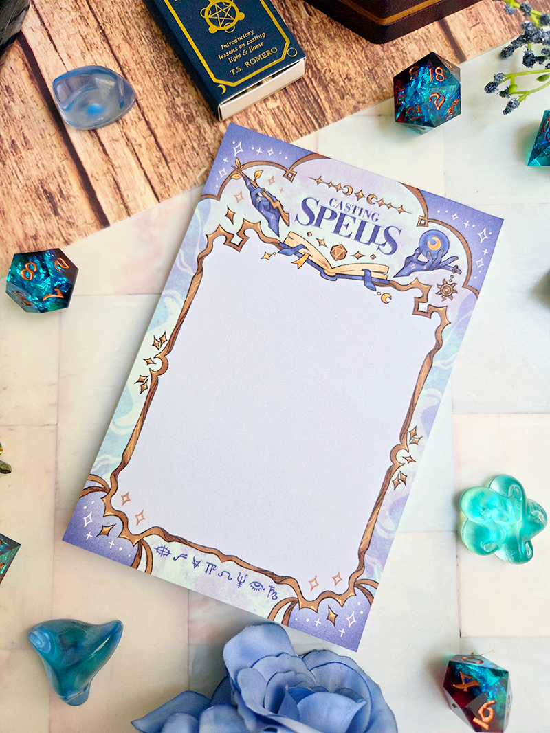 Casting Spells Memo Pad