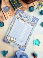 D&D Prepared Spells Memo Pad