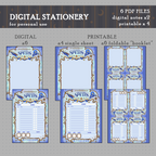 DIGITAL DOWNLOAD D&D Divination Stationery