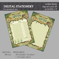 DIGITAL DOWNLOAD D&D Transmutation Stationery