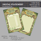 DIGITAL DOWNLOAD D&D Transmutation Stationery