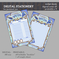 DIGITAL DOWNLOAD D&D Divination Stationery