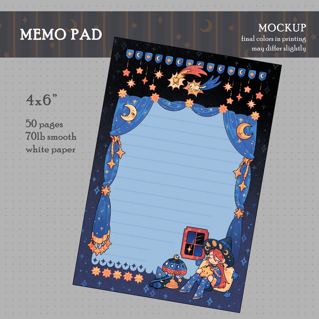 Whimsigoth Memo Pad