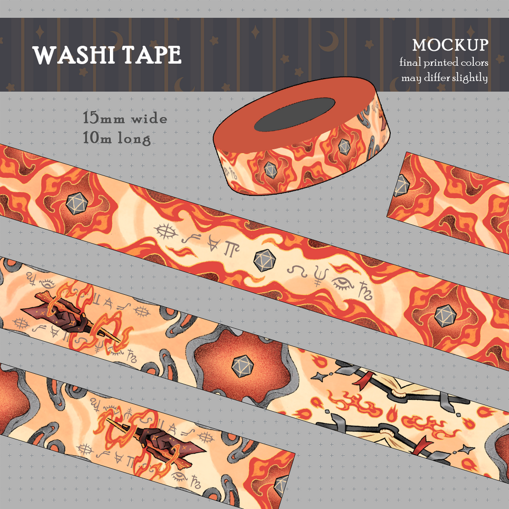 D&D Evocation 15mm Washi Tape